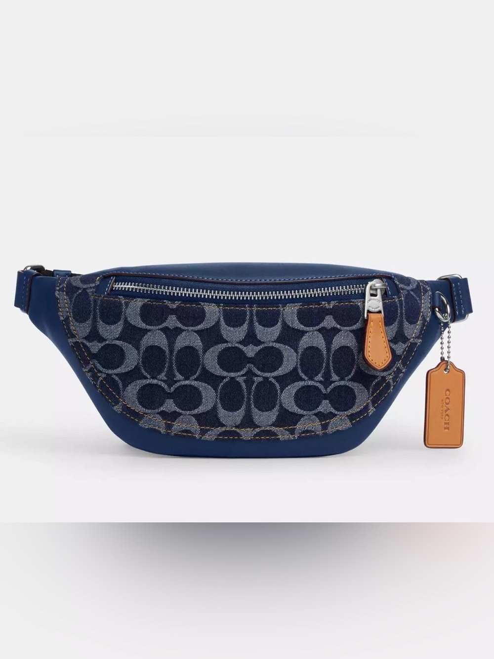 Coach Mini Belt Bag in Signature Denim